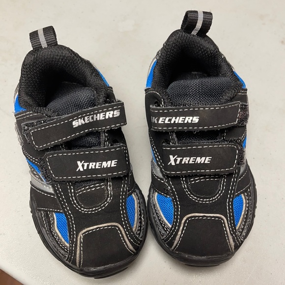 Black / blue baby sketchers size 5 - Picture 1 of 3